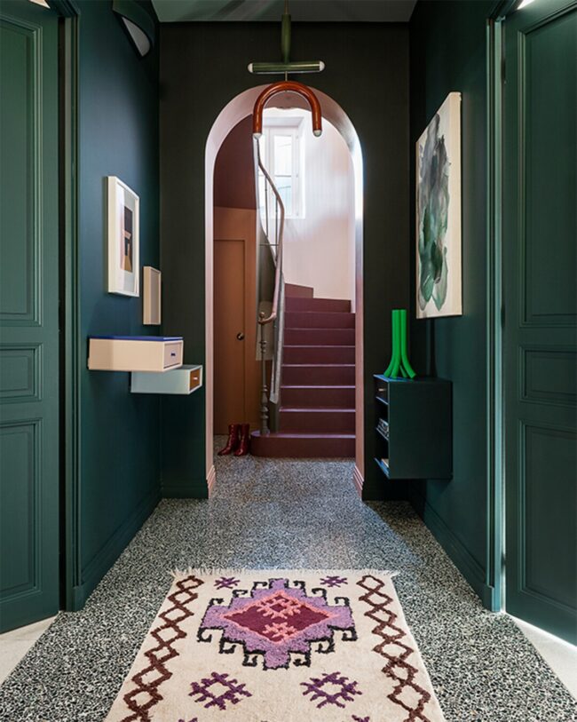 Green Threshold: Dramatic Entryway Statement