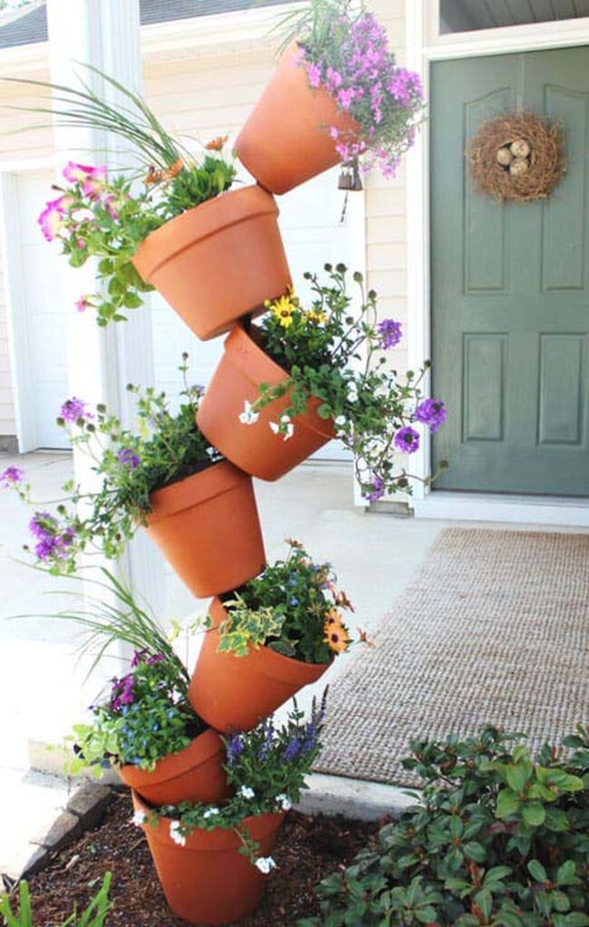 Terracotta Towers Green Vertical Garden