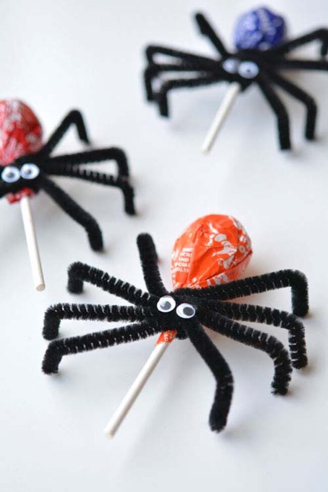 Spooky Candy Spiders Halloween Delight