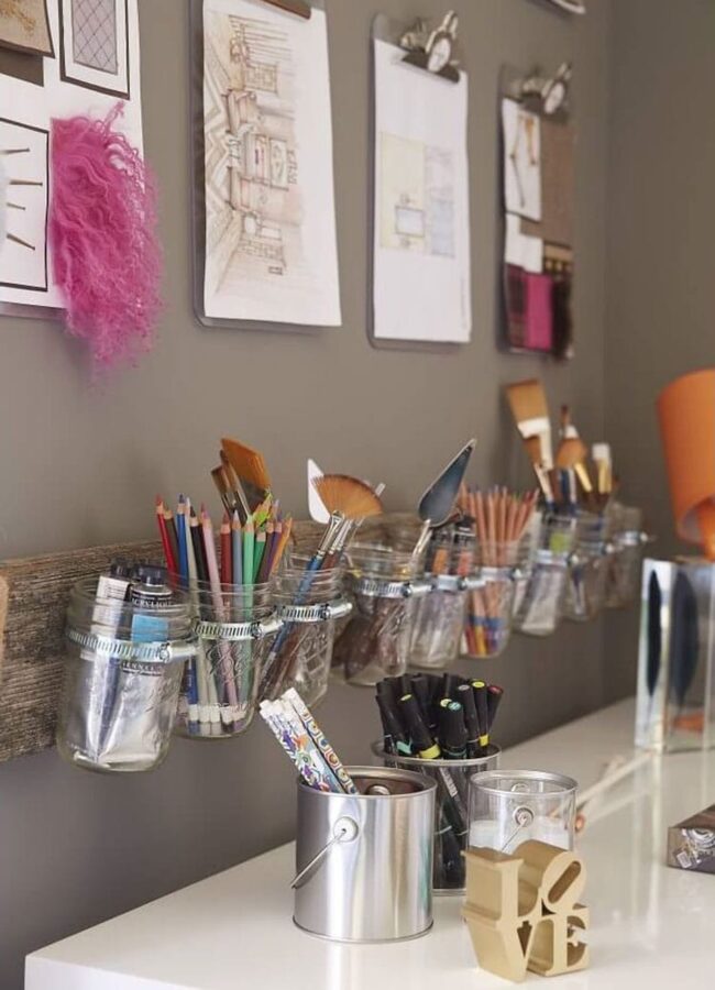 Pastel Pink Teen Storage Crafting Station