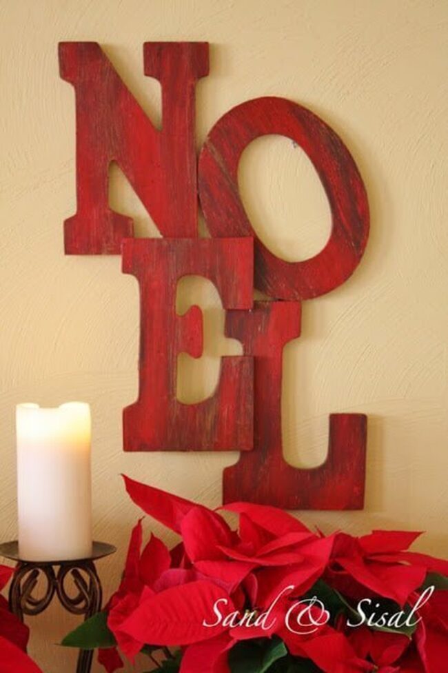 Personalized Christmas Name Walls