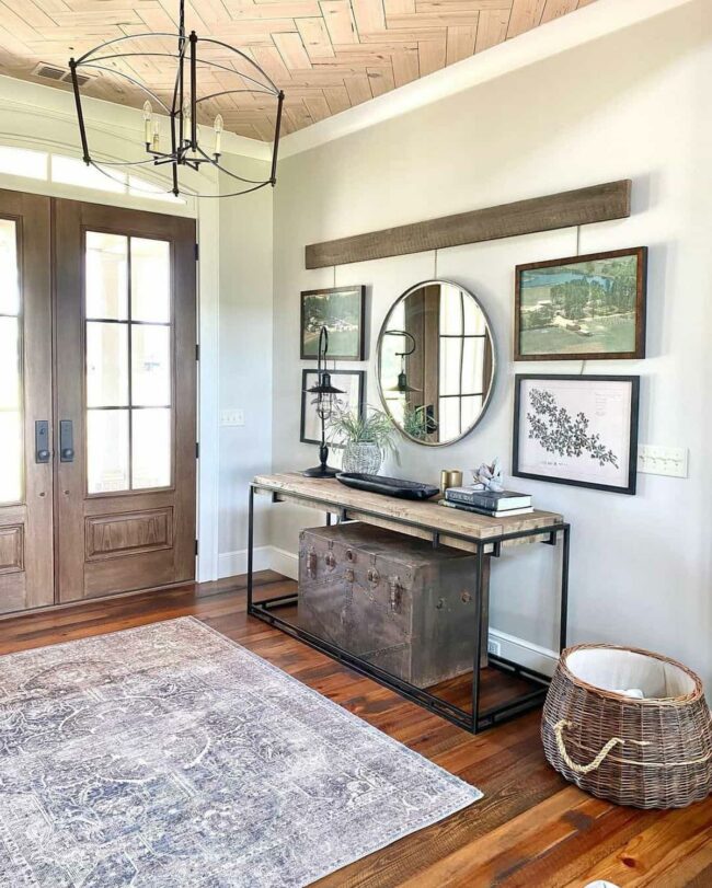 Black Wood Metallic Farmhouse Sanctuary