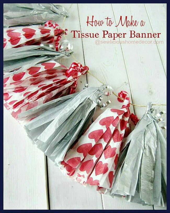 Crimson Paper Loops Love Celebration