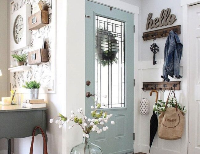 Industrial Hooks Farmhouse Organizational Charm
