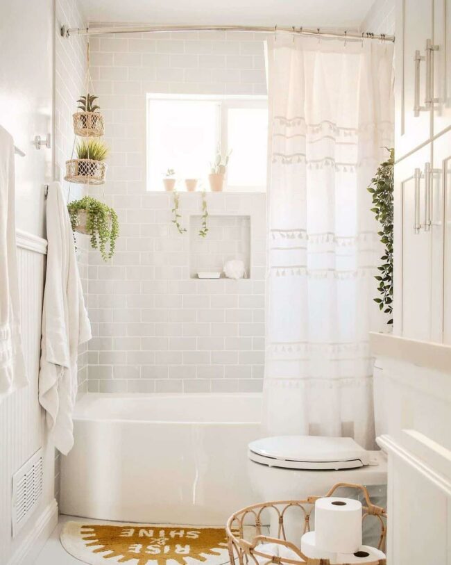 Green Botanical Sanctuary in White Space