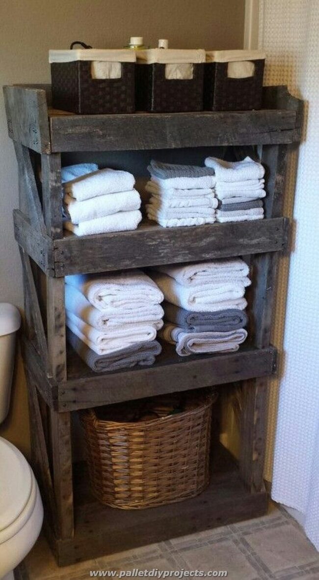 Rustic Railway Crate Shelving