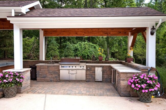Stone Sanctuary Outdoor Culinary Haven