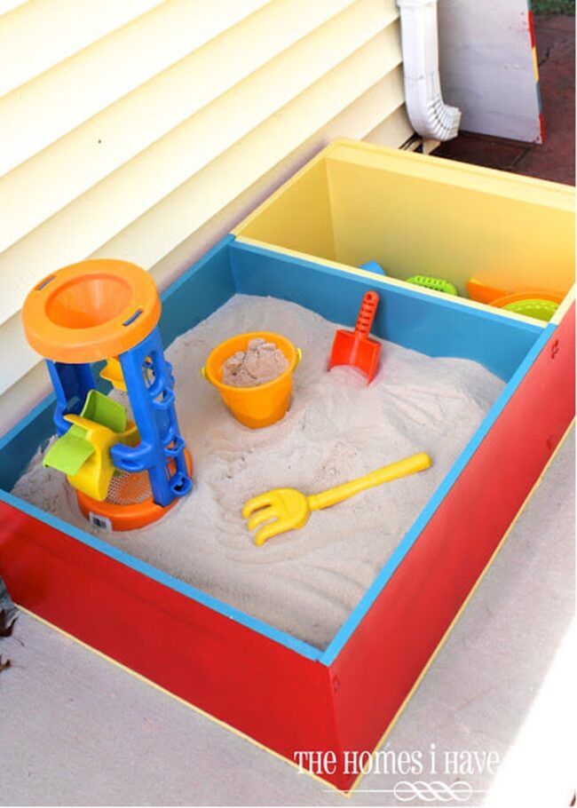 Sectioned Sandbox Storage Solution