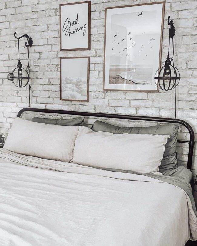 Charcoal Brick Walls Industrial Sanctuary