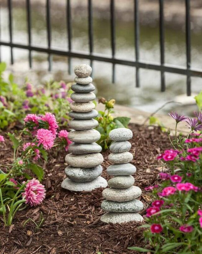 Stone Balance Zen Garden Moments