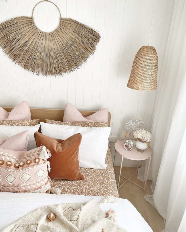 Feathered Pink Shiplap Sanctuary