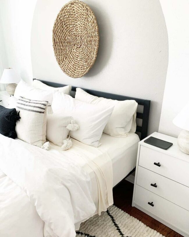 Woven Basket Anchors Monochrome Sanctuary