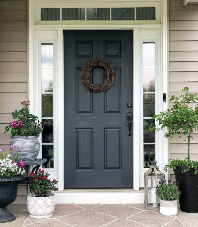 Black Door Purple Bloom Sanctuary