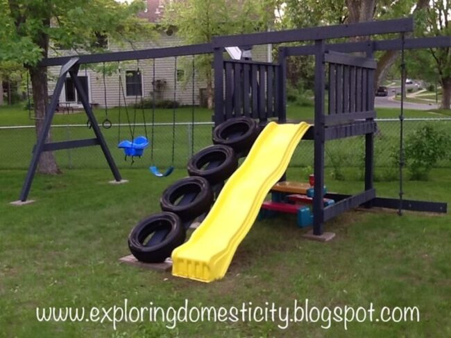 Rugged Tire Ramp Adventure