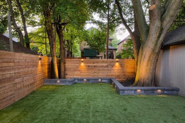 Gray Cedar Sanctuary Garden Boundary