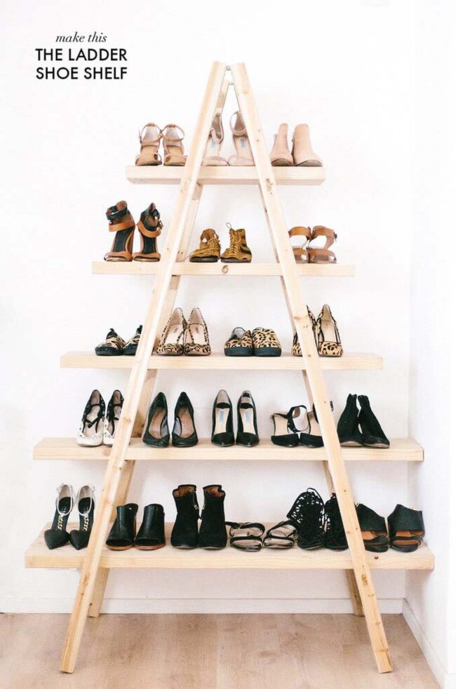 Vertical Shoe Haven Ladder Display
