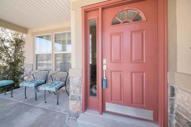 Rich Crimson Gateway to Autumn