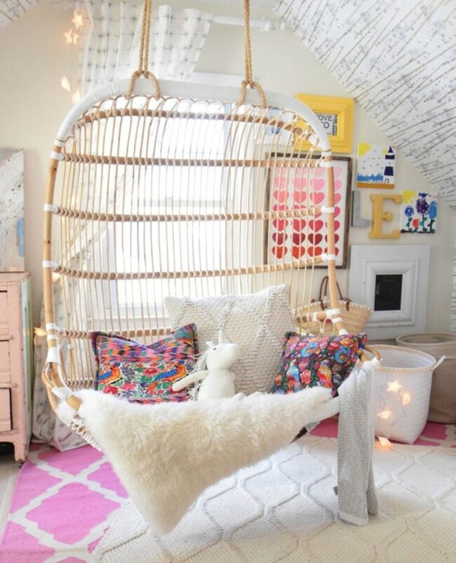 Swinging Boho Sanctuary in Azure