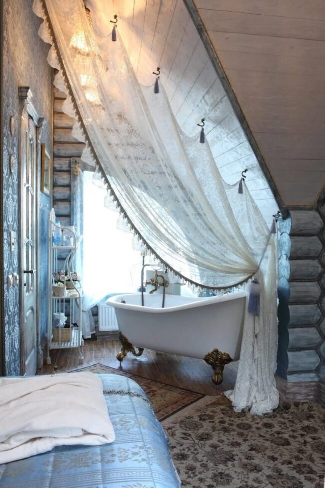 Ethereal Curtain Panels: Vintage Retreat