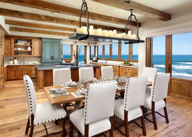Coastal Blue Timber Kitchen Harmony