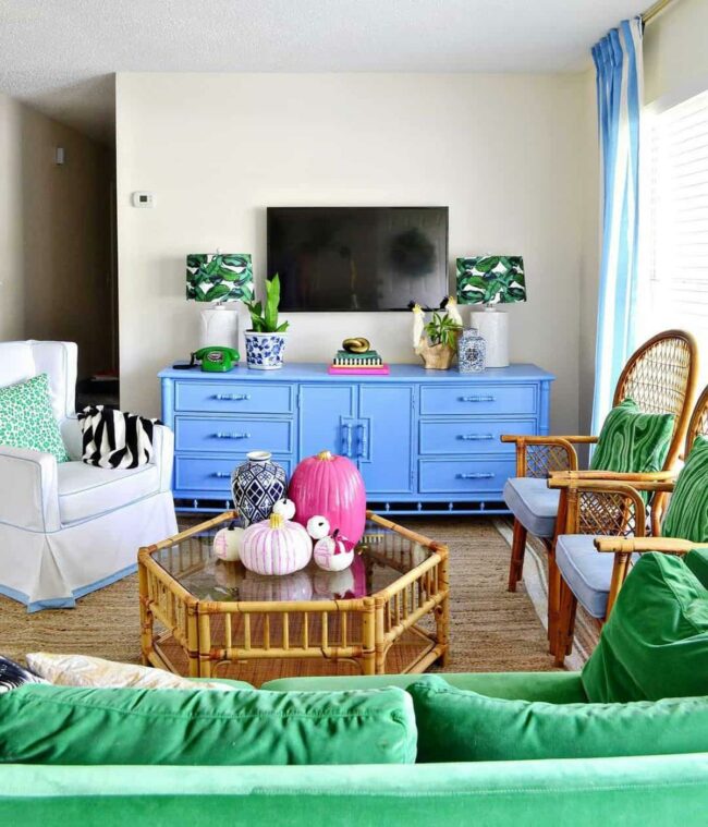 Electric Blue Bamboo Playground