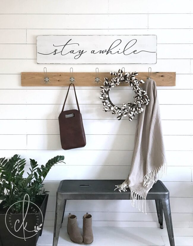 Artful Entryway Hooks Showcase Design
