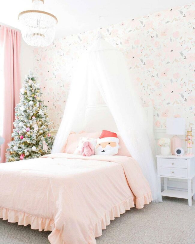 Whimsical Pink Canopy Bedroom Sanctuary
