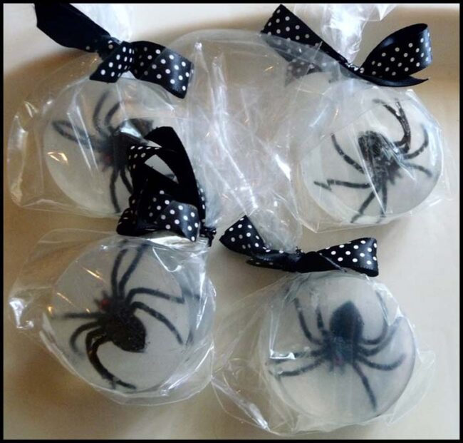 Spooky Spiders Suspended in Soap