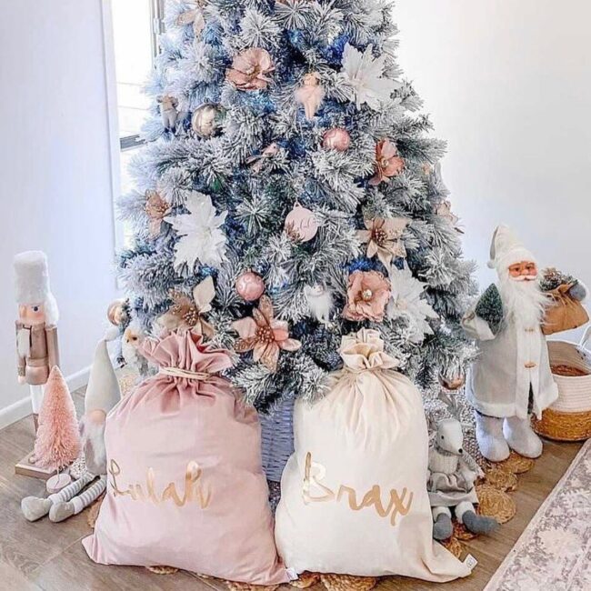 Rose Gold Shimmer Christmas Magic