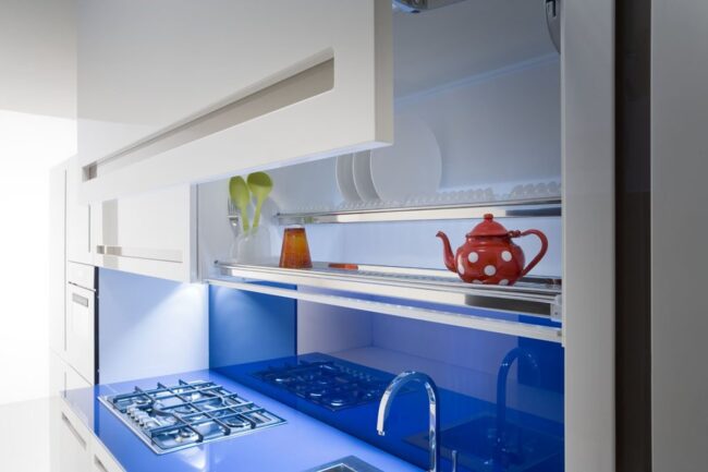 Luminous Glass Backsplash Magic