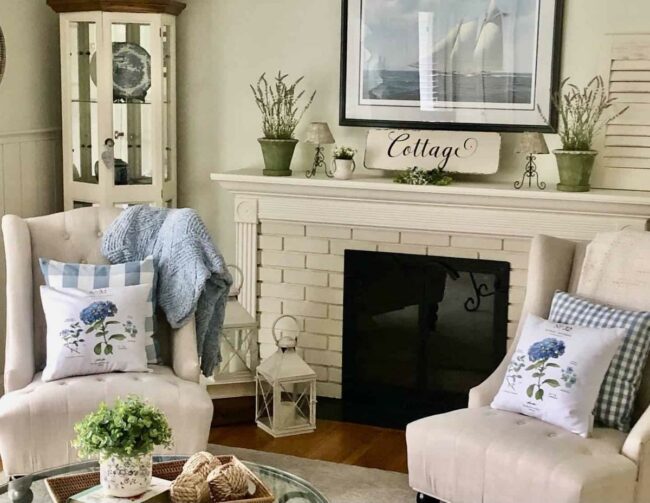 Soft White Brick Pastoral Haven