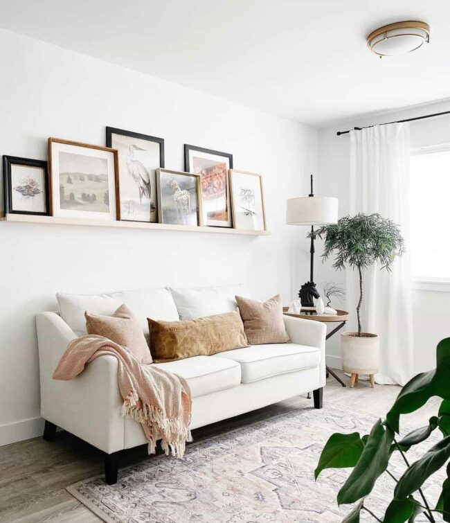 Forest Green Sanctuary with Wild Artwork