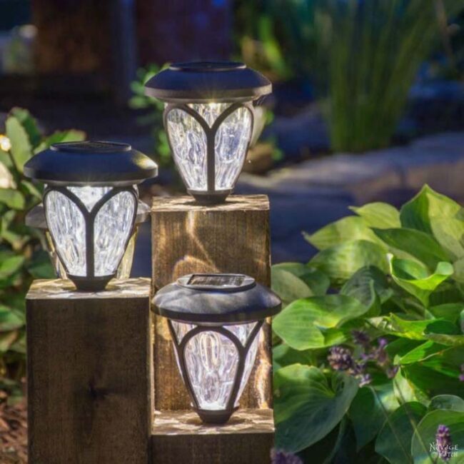 Solar Cedar Cubes Illuminate Nights