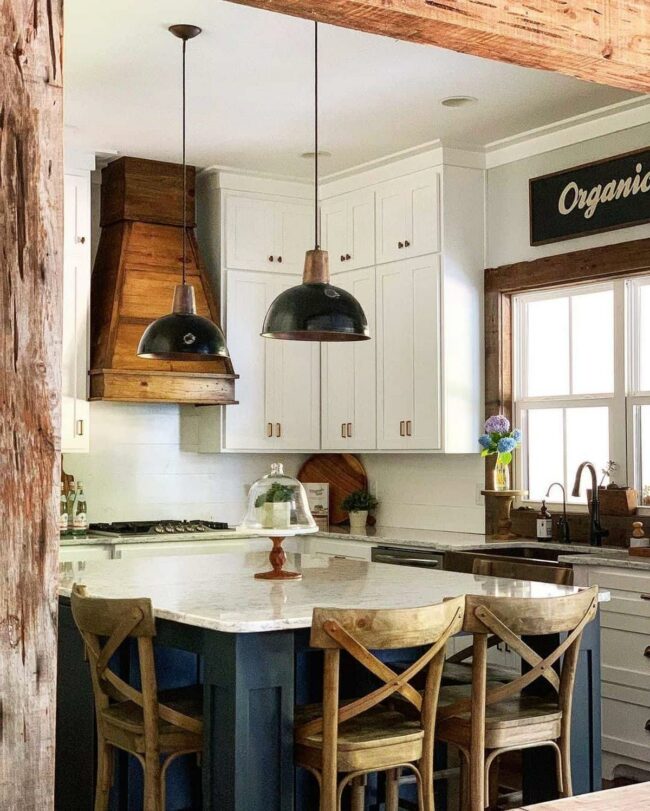 Navy Island Meets Weathered Wood Charm