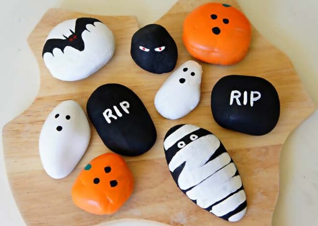 Halloween Rocks Come Alive Colorfully
