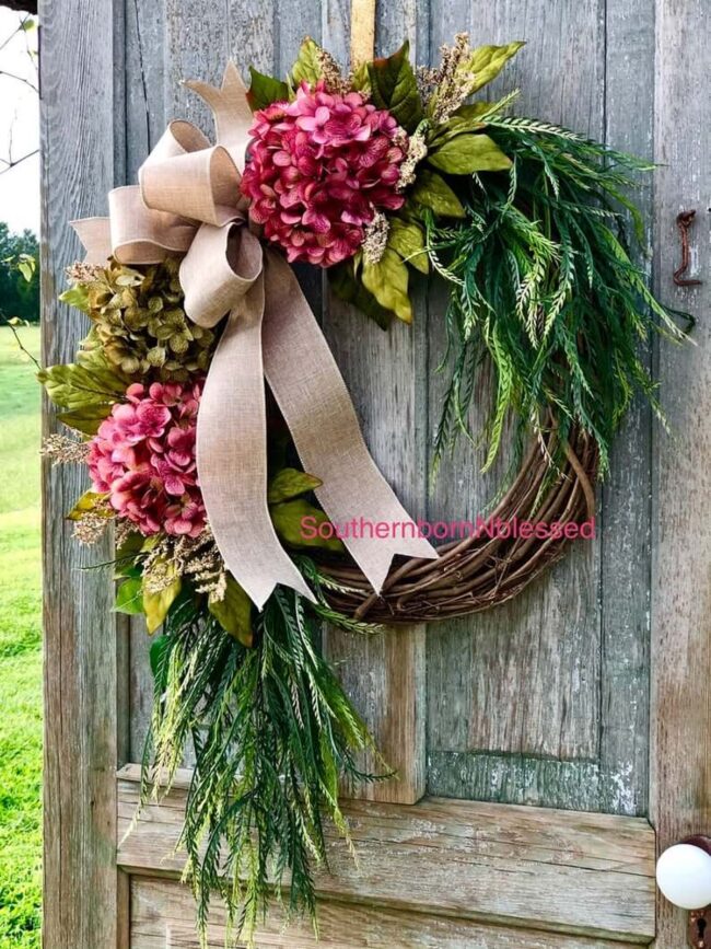 Rustic Summer Wreath Palette