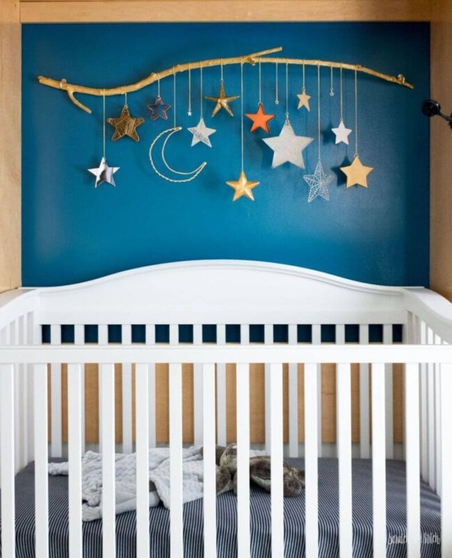 Midnight Blue Celestial Nursery
