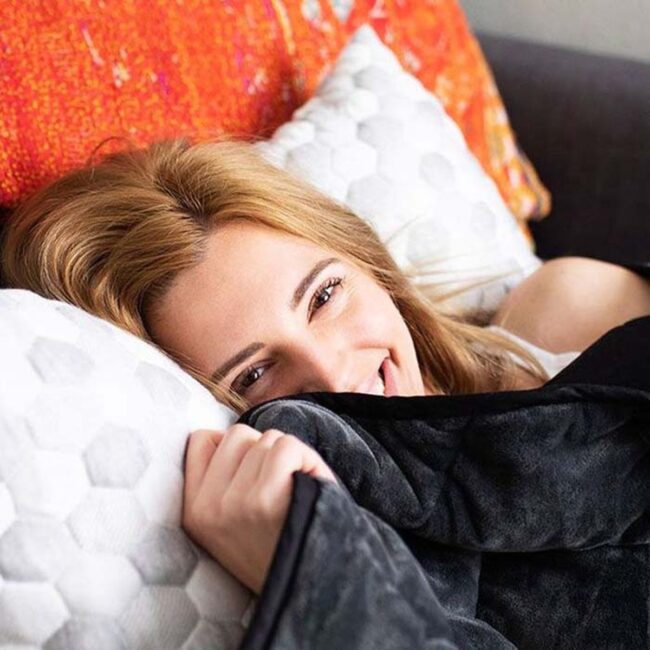 Moonlit Gray Comfort Cocoon Blanket