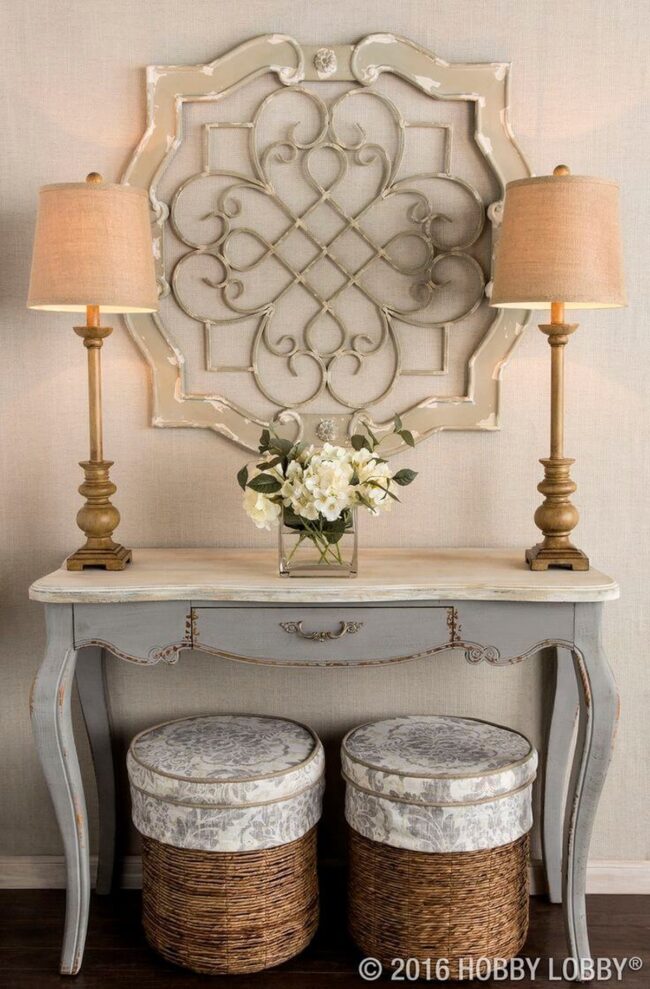 Rustic Brown Vintage Centerpiece