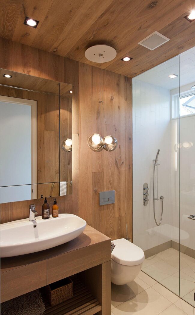 Wooden Cedar Sanctuary Bathroom