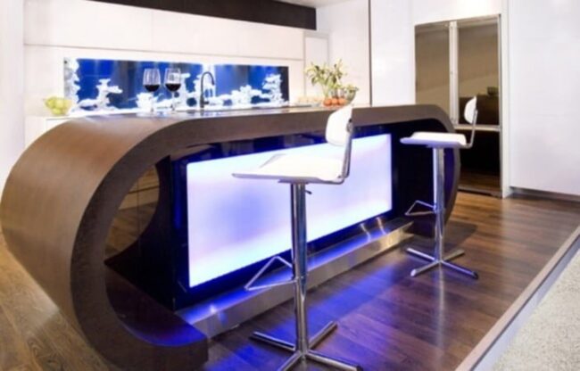 Luminous Island Kitchen Design