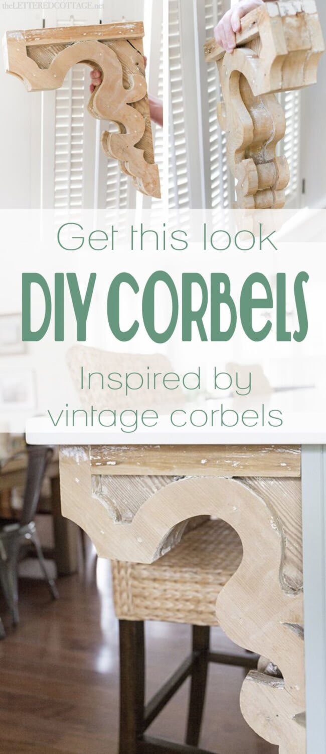 Interior Design Ideas with Vintage Corbels