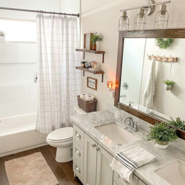 Gray Marble Sanctuary with Grid Accents
