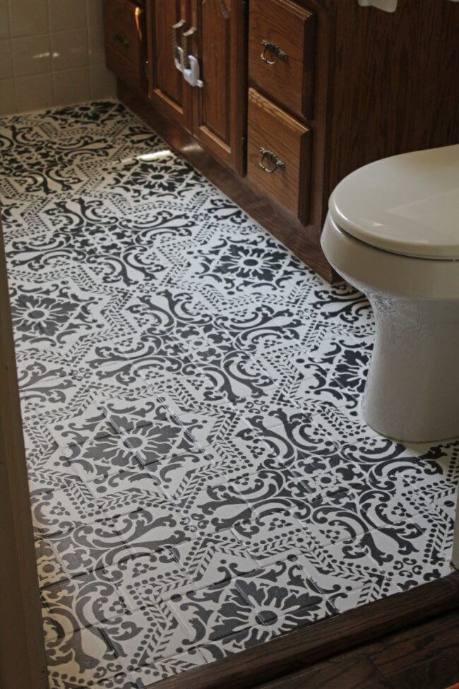 Black White Tile Renaissance