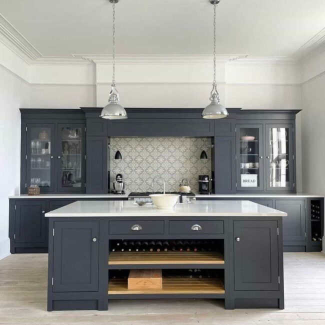 Monochrome Charcoal Kitchen Statement