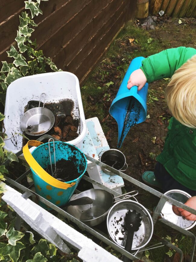 Rustic Woodland Mud Kitchen Magic