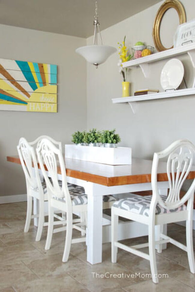 White Planter: Seasonal Dining Charm