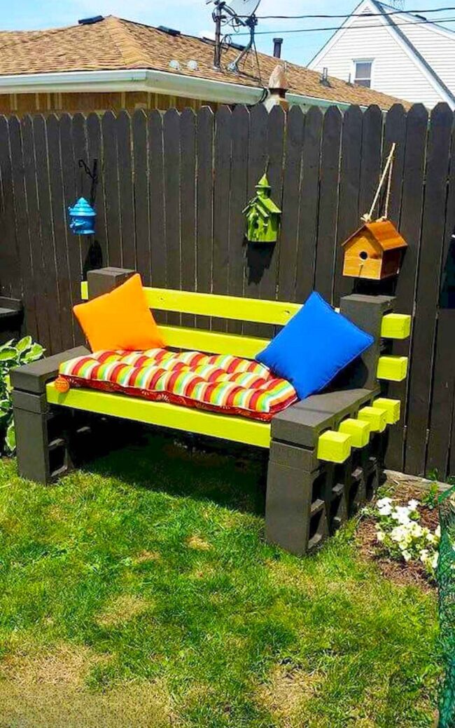 Green Concrete Block Garden Sanctuary