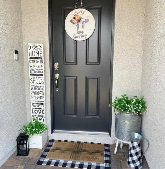 Brass Hardware Meets Bovine Charm