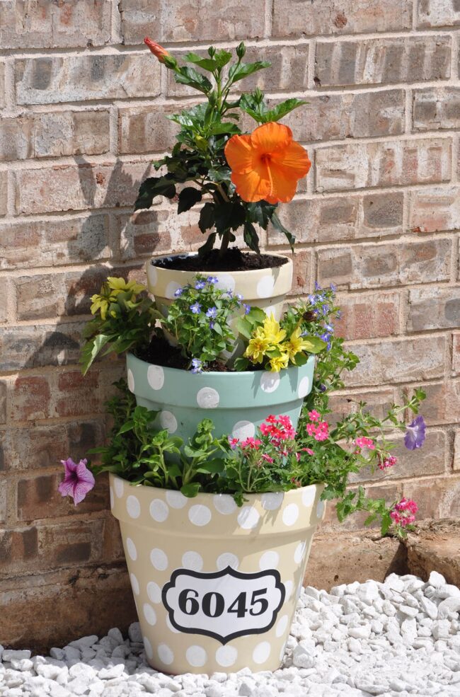 Blooming Numeric Garden Welcome